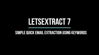 How to extract marketing leads by keywords