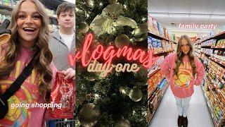 VLOGMAS DAY 1: christmas shopping, cookie dough dip, holiday vlog️