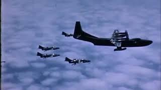 US Navy Convair R3Y Tradewind air refueling F-9 Cougar and F2H Banshee