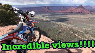 Moab, Green River, and Caineville dirt bike riding. Everyones bucket list trip.