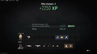 DMZ exfil streak not showing up after game. Contract completed in game. What is going on?