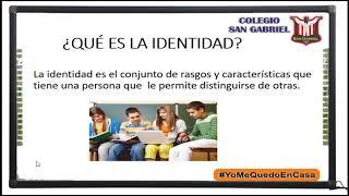 CLASES DPCC/2DO SEC./NUESTRA IDENTIDAD