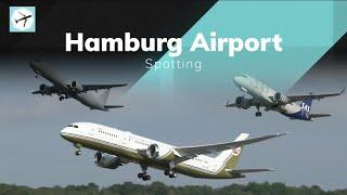 B773ER, B788, A321NEO, A320NEO, A320, B738, A319  | Hamburg Airport | Spotting