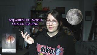 Aquarius Full Moon 2022 Oracle Reading || Changing Plans, Detaching, & Testing Commitment️️