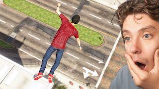 Reacting To GTA 5 Parkour Fails and Wins