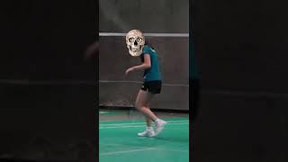 Badminton 1v1... #shorts