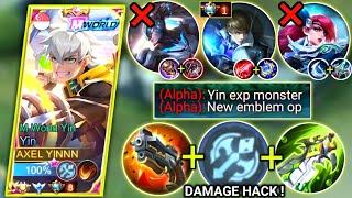 YIN SIDELANE MONSTER | NEW EMBLEM IS SCARY | YIN VS ALPHA AND GUSION | MOBILE LEGENDS