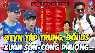 ĐTVN Tập Trung, HLV KIM Đổi Danh Sách, Chờ Cái Gật Đầu Xuân Son, Công Phượng