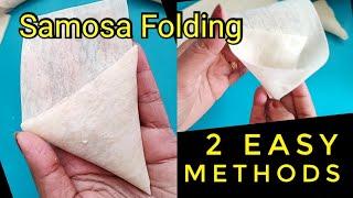 How to Fold Samosa Sheet / Samosa Sheet Madakkal Malayalam / How to Fold Samosa Sheet -Iftar Special