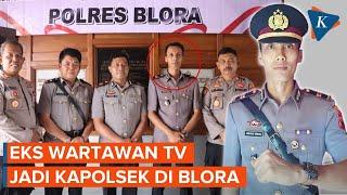 Viral di Medsos, Wartawan TV Dilantik Jadi Kapolsek di Blora