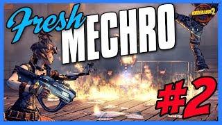 Borderlands 2 | Mechromancer Playthrough Funny Moments & Legendary Loot - Day #2