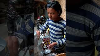 Steamed Chicken Momos in Delhi, India 