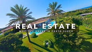 Real Estate meet FPV Drone in Porto Cervo - Virtual House Tour Sardegna
