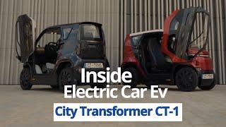 INSIDE Electric Car: The CT-1 City Transformer  #cheapest #rewiew  #news #bestsmallelectriccar #usa