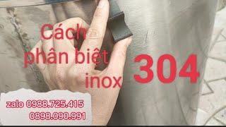 Video giúp các bác phân biệt được Chất liệu inox 304 làm thùng quay mật.| #vattunuoiong