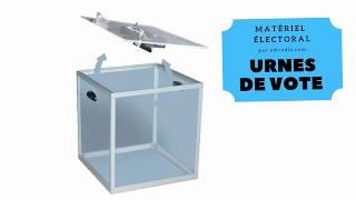 Matériel électoral - URNE DE VOTE 800 à 1200 BULLETINS