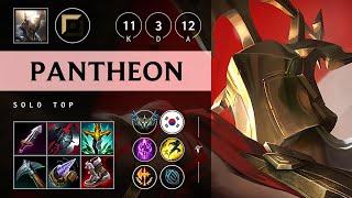 Pantheon Top vs Ambessa: Dominating - KR Challenger Patch 14.22