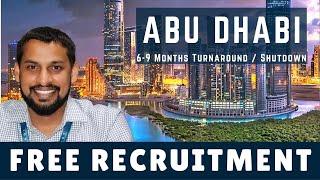 Free Recruitment Drive for Abu Dhabi: Multiple Vacancies for Engineers & Many Others | #andt #nisst