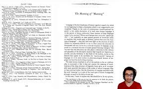 Let's Read! Hilary Putnam, 1975, "The Meaning of 'Meaning'"