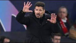 Cholo Simeone le ganó a Ronaldo y tuvo que salir corriendo de la cancha porque le tiraron con todo