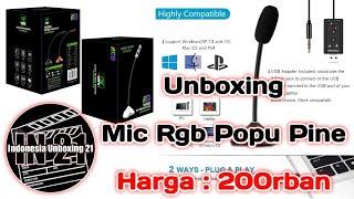 Unboxing Mic Rgb Popu Pine #unboxing #mic #rgb