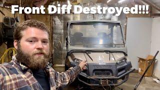 Polaris Ranger 800 AWD Destroyed.. let’s repair it