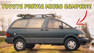 Toyota Previa 4WD Off Grid Micro Camper Van Build by OttoEx