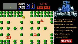 128 Legend of Zelda in 40:33 NES, Runplays in HD 60fps