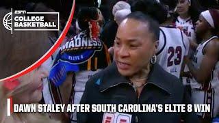 'WE'RE COMMITTED!'  - Dawn Staley on SC reaching 4th-straight Final Four | ESPN College Basketball