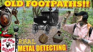 ANCIENT WOODS PATHWAYS WITH SUCCESS REAL METAL DETECTING UK