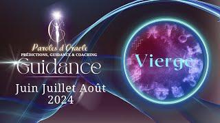 ️Vierge🫴Juin Juillet Août 2024Trop d'amour, trop de bonheur ! N'ayez pas peur   @ParolesdOracle