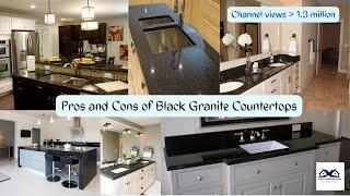 Pros and Cons of Black Granite Countertops | Things To Consider Before Buying Black Countertops