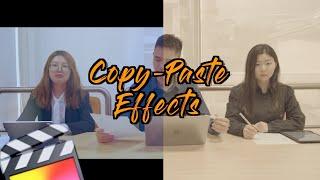 Copy & Paste Colour Corrections and effects in FCPX | Final Cut Pro X Tutorial