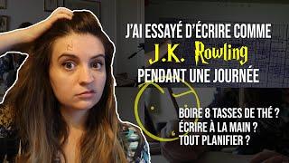 J'ai essayé d'écrire comme J.K. Rowling pendant une journée