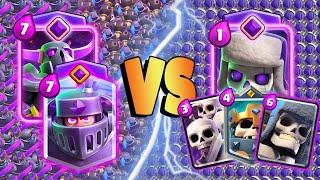 EVOLVED SKELETONS TEAM  EVOLVED PEKKA & KNIGHT TEAM | Clash Royale Challenge