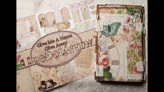 HINGED SHABBY CHIC FOLDER #linedotarrow