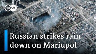 Ukraine: 100,000 stranded in Mariupol as bombs fall | DW News