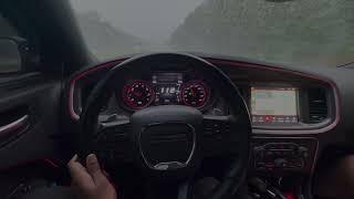 Scatpack rainy pov drive