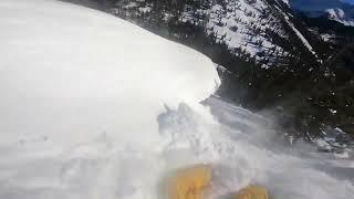 Skiing Loveland pass hippie trees