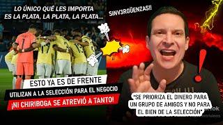 Triviño expl0ta contra el pollo corrupt0 tras el empate de Ecuador en Uruguay.