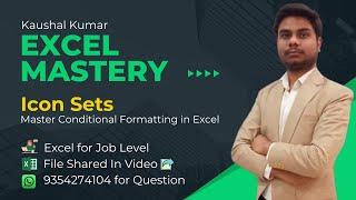 Master Icon Sets in Excel | Conditional Formatting in Excel | Visualize Your Data with Icons