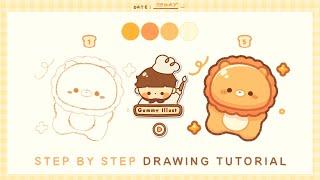 [ibisPaint x] Cute Character Drawing Tutorial ꒱ .ᐟ | Tutorial Compilation 