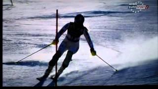 lindsey vonn schladming slalom 1st run