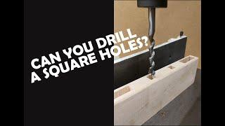 How to Drill a Square Hole. AXMINSTER  Mortiser