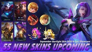 MOBILE LEGENDS ALL UPCOMING SKIN 2020 - SEPTEMBER STARLIGHT SKIN 2020 | YAHANU GAMER