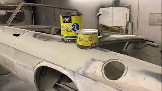 Filler/ Bondo, Restoration the complete guide to using it and sanding it. Alfa Romeo Spider