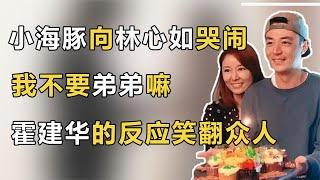 小海豚向林心如哭闹：我不要弟弟嘛！下秒霍建华的反应笑翻众人