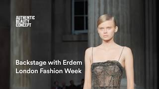 Backstage with ERDEM for London Fashion Week SS25