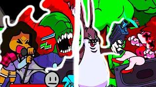 САНДЕЙ + ТРИККИ, БИГ ЧУНГУС YБИЛ ГЁРЛФРЕНД ! - FRIDAY NIGHT FUNKIN [Sunday + Tricky] Big Chungus