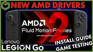 Legion Go - Install NEW AMD GPU Drivers & Adrenaline